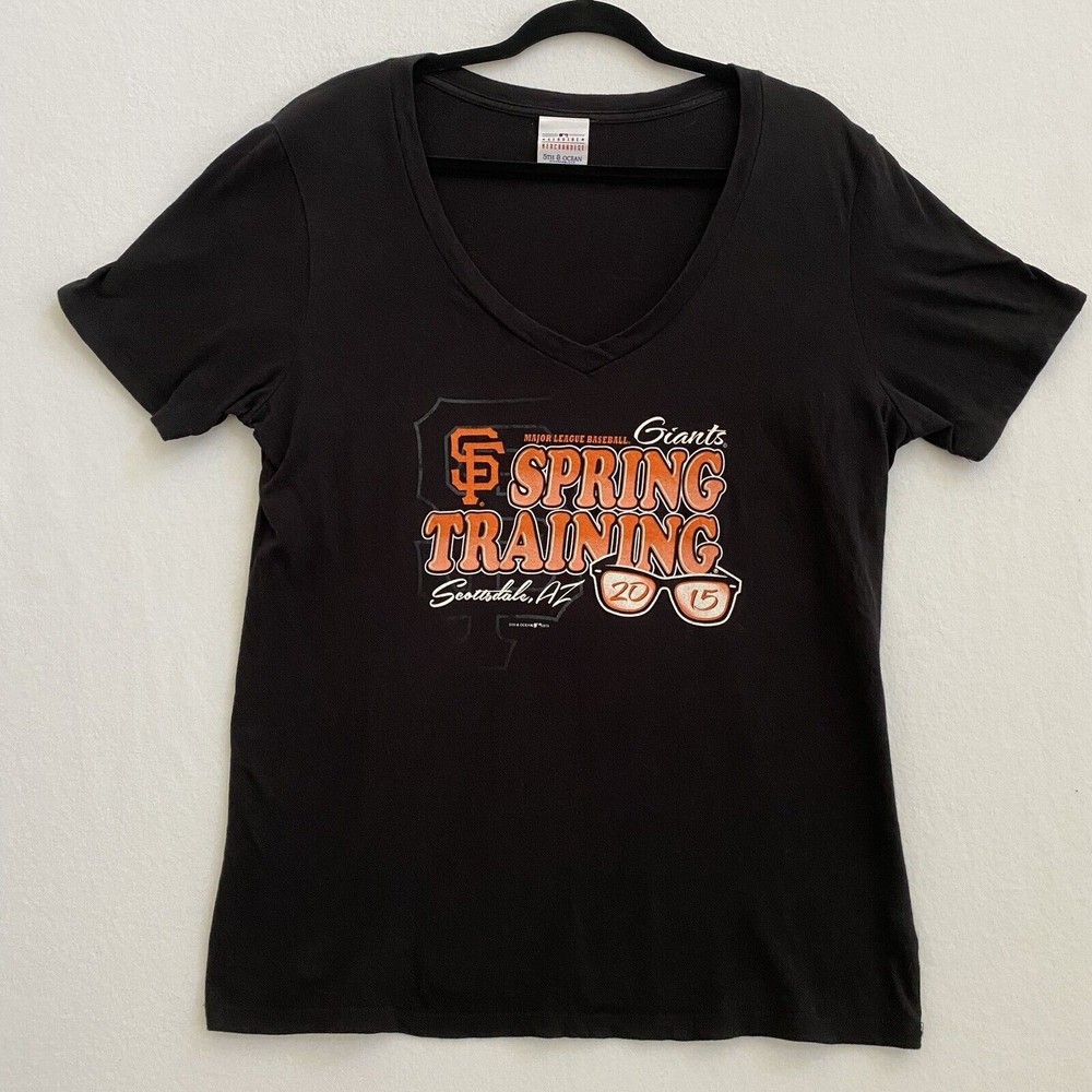 Women's MLB San Francisco Giants Spring Training 2015 Graphic T-Shirt Size XL